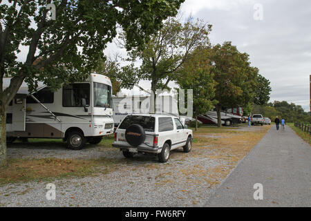 Country Haven Campground Stock Photo