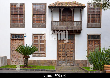 Spanien, Teneriffa, San Christobal de La Laguna, Plaza de la Concepcion, historisches Gebäude Stock Photo