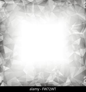 Grey Polygonal Background Stock Vector