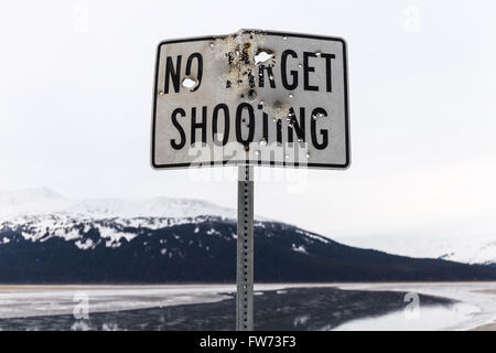 No Target Shooting! Stock Photo