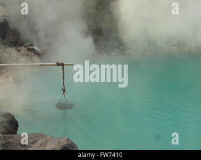 Eight hells hot springs in Beppu, Kyushu, Japan Stock Photo