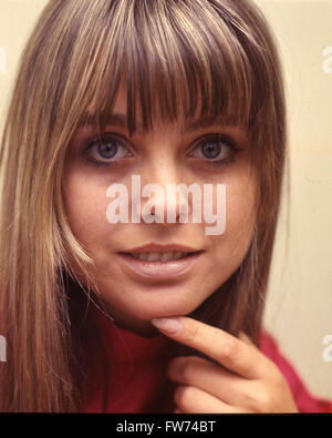 SAMANTHA JUSTE (1944-2014) UK model and TV music show presenter in May 1967. Photo Tony Gale Stock Photo