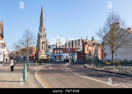 sleaford town centre lincolnshire england uk Stock Photo - Alamy