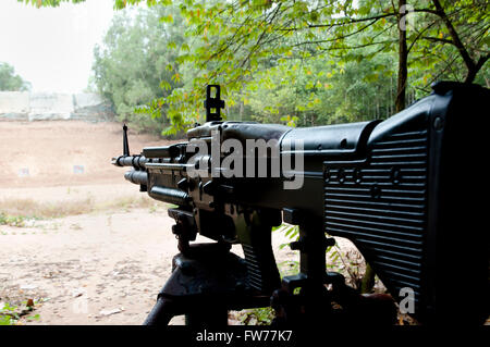 M60 Machinegun - Vietnam Stock Photo