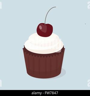 Cake Dessert and sweet isolated on white background. Hand drawing ...
