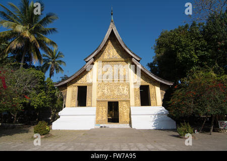 Wat Xieng Thong, Buddhist temple in Luang Prabang World Heritage, Laos Stock Photo