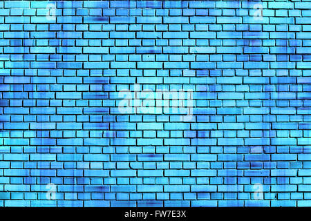 blue brick wall background Stock Photo