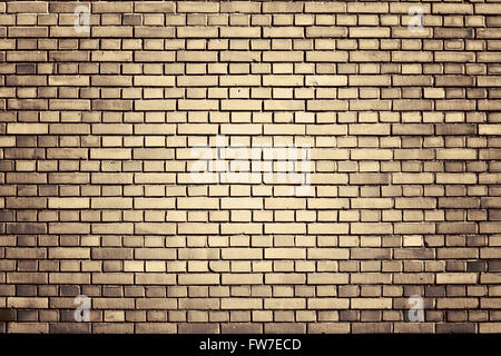 brown weathered brick wall background Stock Photo