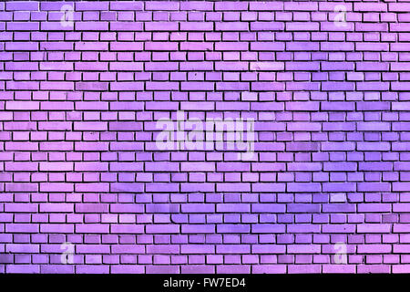 purple brick wall background Stock Photo