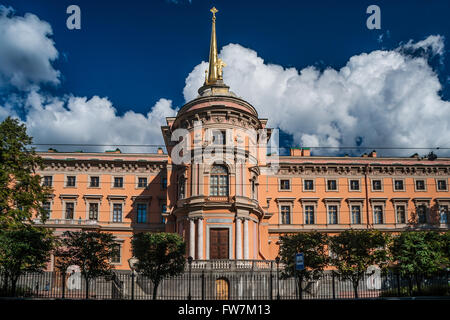 Mikhailovsky Castle, aka St Michael's castle, or Engineers castl Stock Photo