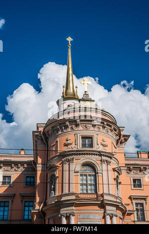 Mikhailovsky Castle, aka St Michael's castle, or Engineers castl Stock Photo