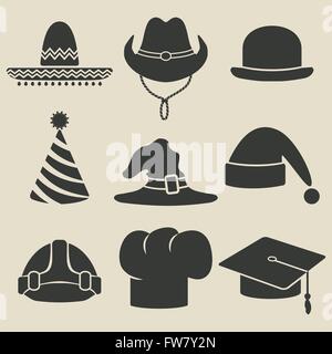party hat icon - vector illustration. eps 8 Stock Vector
