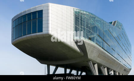 ING House headquarters of ING Bank in financial business district Zuidas in Amsterdam, North Holland, Netherlands Stock Photo