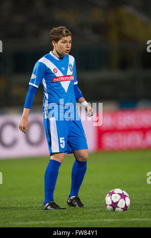 Mario Linari Brescia, Italy. 30th Mar, 2016. Elena Linari (Brescia), Julia Simic ...