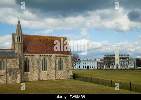 Royal Garrison church in Old Portsmouth, Hampshire, England. Stock Photo