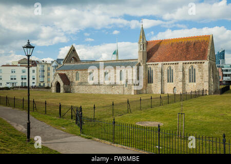 Royal Garrison church in Old Portsmouth, Hampshire, England. Stock Photo