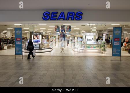 Sears department store at the Cataraqui Town Centre Kingston, Ont., on Thursday Jan. 14, 2016. Stock Photo