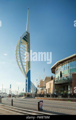 Spinnaker Tower in Portsmouth Harbour, Hampshire, England. Stock Photo