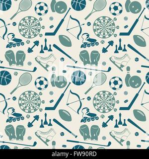 sport seamless pattern Stock Vector