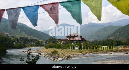 Punakha Dzong, Punakha, Bhutan Stock Photo