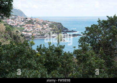 seixal village on madeira portuguese island Stock Photo