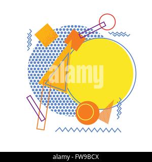 Abstract Geometric Shapes Figures Stock Vector