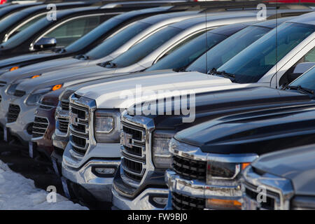 The General Motors dealership in Kingston, Ont., on Wednesday Jan. 6, 2016. Stock Photo