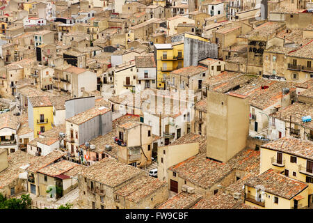 Prizzi, Province of Palermo, Sicily, Italy Stock Photo