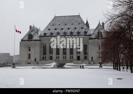 Supreme Court of Canada in Ottawa, Ont., on Thursday Jan. 28, 2016. Stock Photo