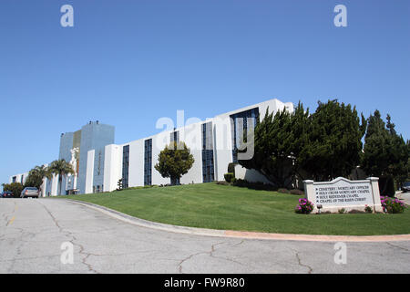 Celebrity final resting places - Holy Cross Cemetery. The Mausoleum.  Featuring: General view Where: Los Angeles, California, United States When: 01 Mar 2016 Stock Photo