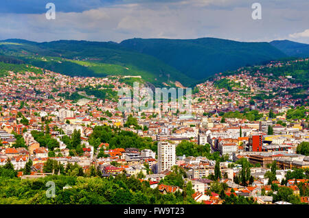 Sarajevo landscape Stock Photo
