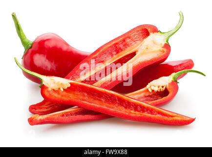 red pepper isolated Stock Photo