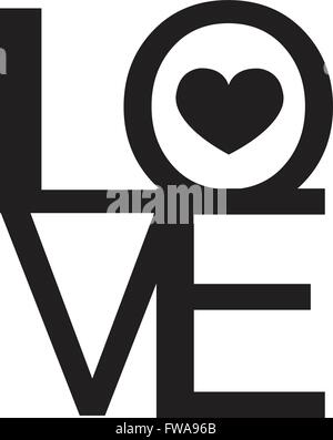 Font Type , LOVE Happy Valentines day card Stock Vector Image & Art - Alamy