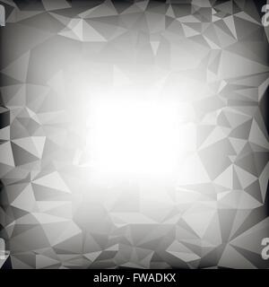 Grey Polygonal Background Stock Vector