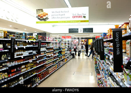 waitrose supermarket branch in ramsgate town east kent uk april 2016 Stock Photo
