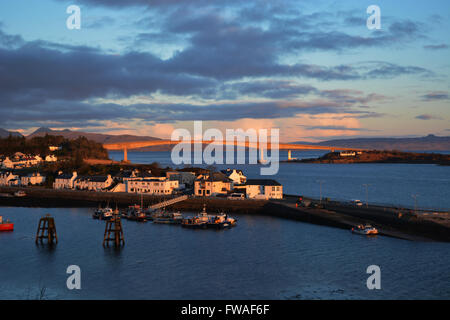Scenic aerial view of the harbour Stock Photo