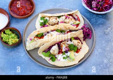 Fish tacos Stock Photo