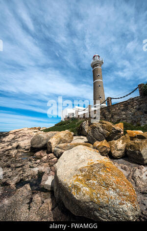 Lighthouse in Jose Ignacio near Punta del Este, Uruguay Stock Photo