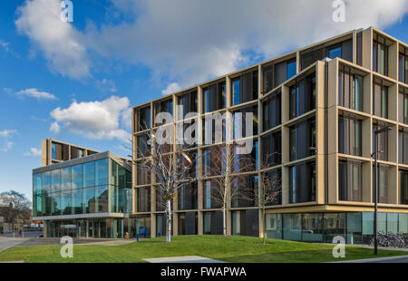 Mathematical Institute, Andrew Wiles Building in the Radcliffe Observatory Quarter, Oxford. Stock Photo