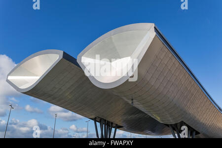 Slough Bus Station designed by Bblur Architecture Stock Photo