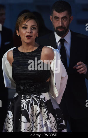 Madrid, Madrid, Spain. 2nd Apr, 2016. Chenoa attended Global Gift Gala at Cibeles Palace in Madrid on April 2, 2016 © Jack Abuin/ZUMA Wire/Alamy Live News Stock Photo