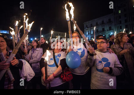 Palermo, Italy. 02nd Apr, 2016. Italian President Sergio Mattarella ...