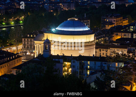 Gran Madre Church in Turin Stock Photo