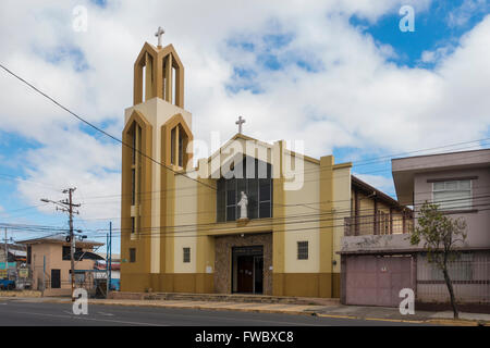 Iglesia Pasion Por Las Almas along Avenida San Martin in San José, San José Province, Costa Rica. Stock Photo