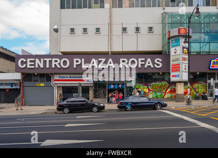 The Centro Plaza Rofas along Avenida 2 (Paseo Colón) in San José, San José Province, Costa Rica. Stock Photo