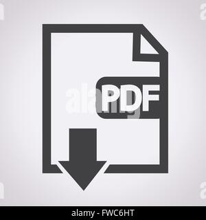 PDF icon Stock Vector