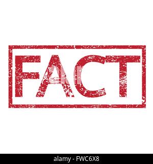 Stamp text FACT Stock Vector