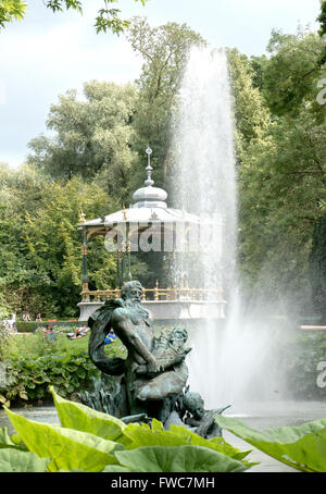 Koningin Astridpark in Bruges / Brugge, Belgium. Stock Photo