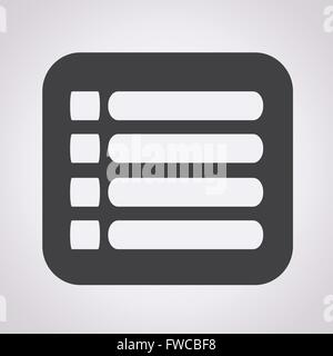 expand menu icon Stock Vector