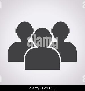 Icon people Stock Vector